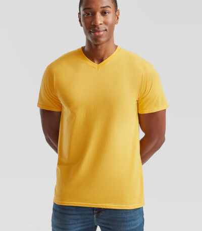 T-shirt uomo manica corta collo a v valueweight
