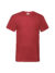 T-shirt uomo manica corta collo a v valueweight - Red - taglia Xl
