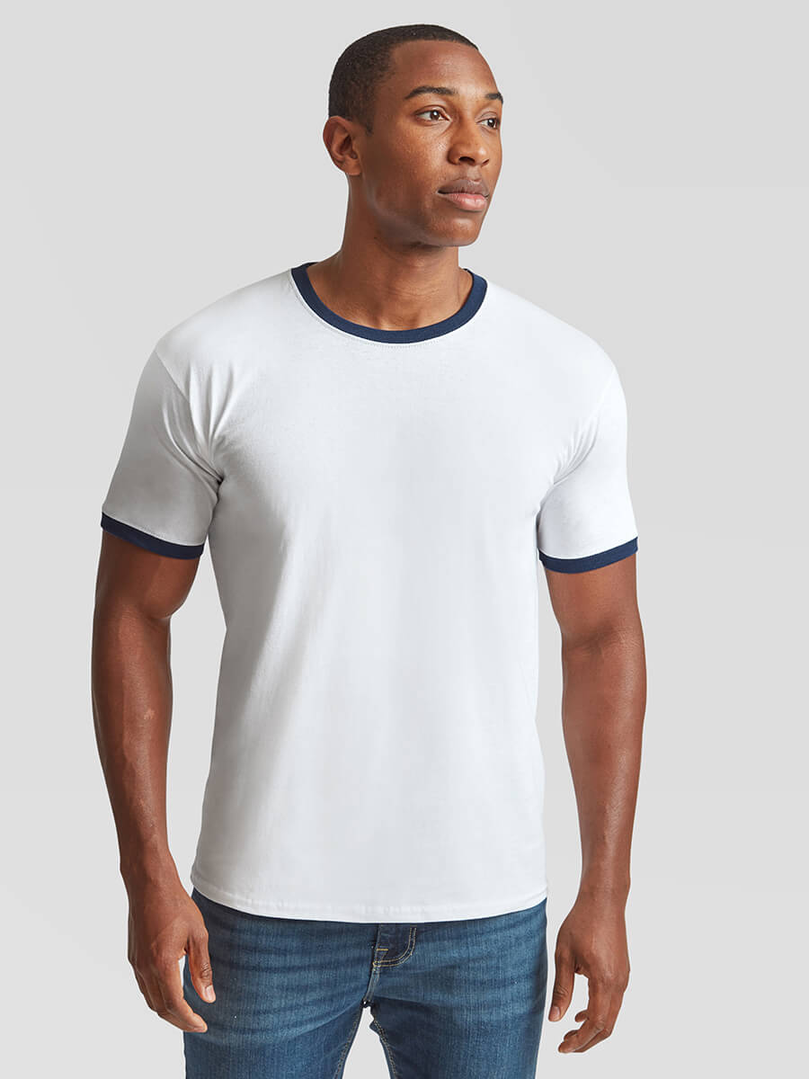 UNI_FRUIT_611680 T-shirt uomo manica corta valueweight ringer