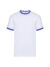 T-shirt uomo manica corta valueweight ringer - White / royal blue - taglia Xl