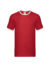 T-shirt uomo manica corta valueweight ringer - Red / white - taglia Xl
