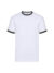 T-shirt uomo manica corta valueweight ringer - White / black - taglia Xl