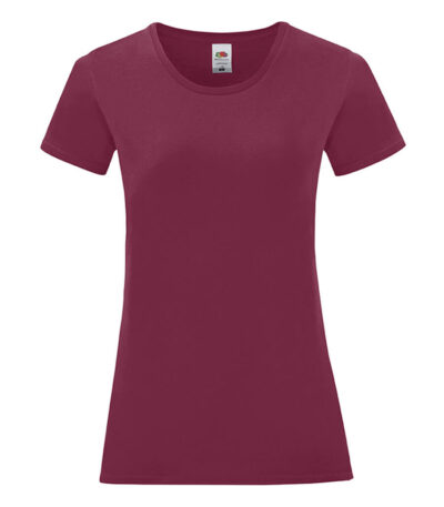 T-shirt donna manica corta iconic 150 - Burgundy - taglia Xs