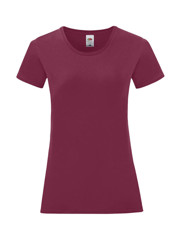 T-shirt donna manica corta iconic 150 - Burgundy - taglia Xs
