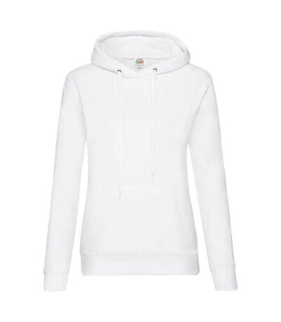 Felpa donna cappuccio classic - White - taglia Xs