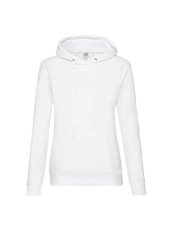 Felpa donna cappuccio classic - White - taglia Xs