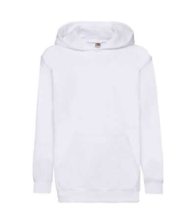 Felpa bambino cappuccio classic - White - taglia 14/15