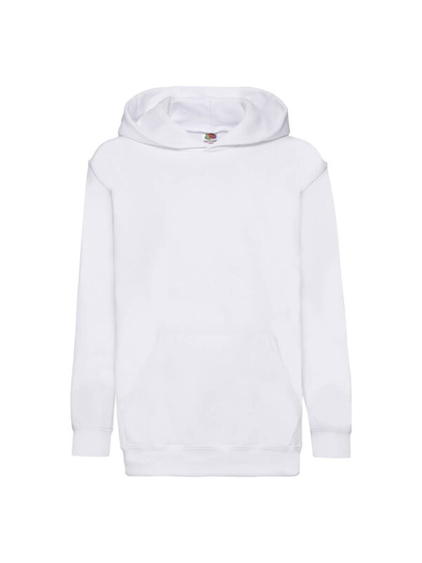 Felpa bambino cappuccio classic - White - taglia 14/15