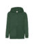 Felpa bambino cappuccio e zip classic - Bottle green - taglia 14/15