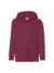 Felpa bambino cappuccio e zip classic - Burgundy - taglia 14/15