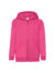 Felpa bambino cappuccio e zip classic - Fuchsia - taglia 14/15