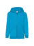 Felpa bambino cappuccio e zip classic - Azure blue - taglia 14/15