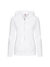 Felpa donna cappuccio e zip premium - White - taglia Xs