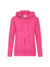 Felpa donna cappuccio e zip premium - Fuchsia - taglia Xs