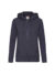 Felpa donna cappuccio e zip premium - Deep navy - taglia Xs