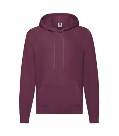 Felpa unisex cappuccio leggera lightweight - Burgundy - taglia Xl
