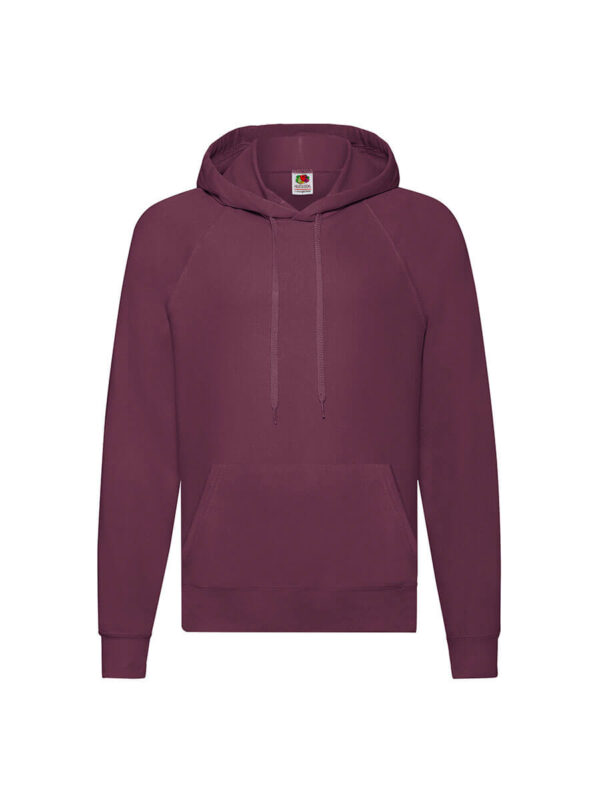 Felpa unisex cappuccio leggera lightweight - Burgundy - taglia Xl