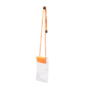 Borsa in PVC con doppia chiusura per smartphone touchscreen fino a 6,5"