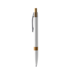 Penna Biro in alluminio e bambù riciclati con inchiostro blu, stile sostenibile e moderno