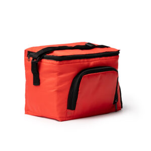Borsa isotermica in RPET 210T con tasche e manici regolabili
