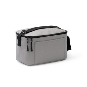 Borsa refrigerante in pelle PU con manici regolabili e tasca frontale isotermica