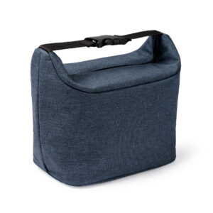Borsa isotermica in RPET 600D con chiusura a fibbia e vano interno isolante