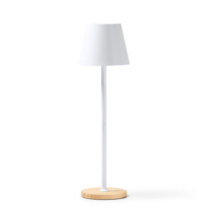 Lampada da tavolo in metallo e bambù con 3 modalità LED e controllo touchscreen