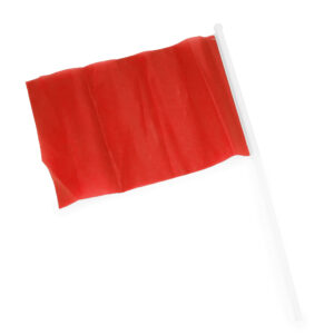 Gagliardetto piccolo in poliestere 170T con asta da 30 cm, ideale per eventi e celebrazioni