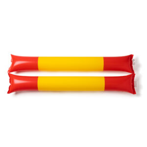 Set di bacchette gonfiabili riutilizzabili con valvola e disegni di bandiere assortite