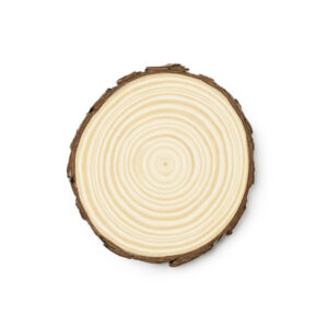 Set 4 sottobicchieri in legno di pino naturale con confezione ecologica