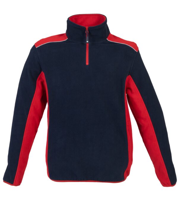 Navy/red
