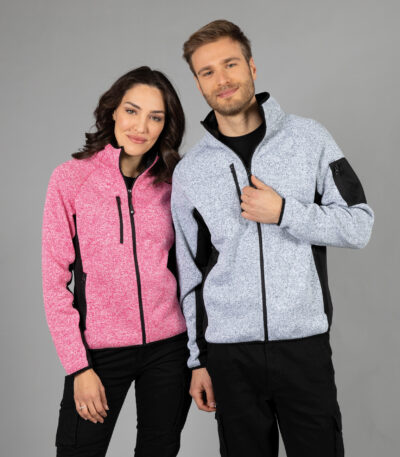 Knitted fleece monviso lady