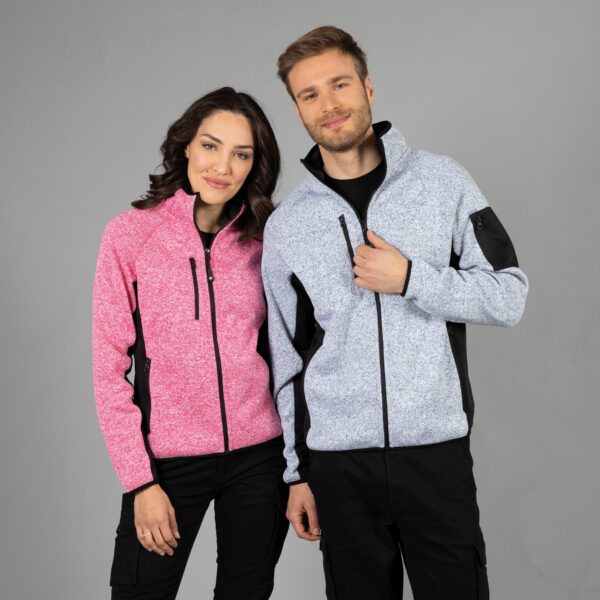 Knitted fleece monviso lady