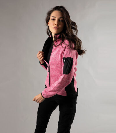 Knitted fleece monviso lady