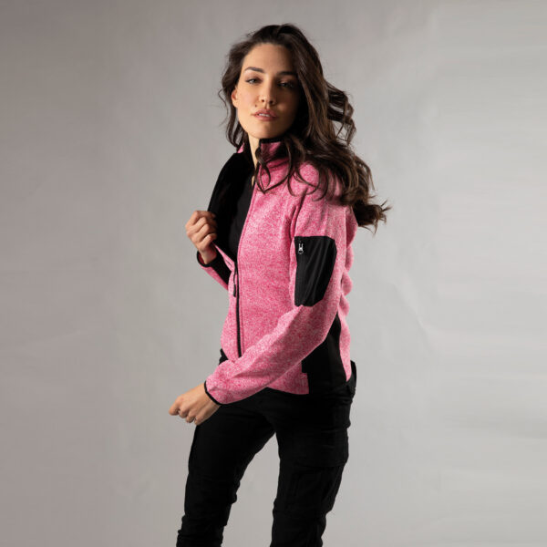 Knitted fleece monviso lady