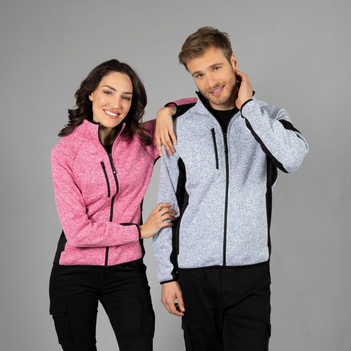 Knitted fleece monviso lady
