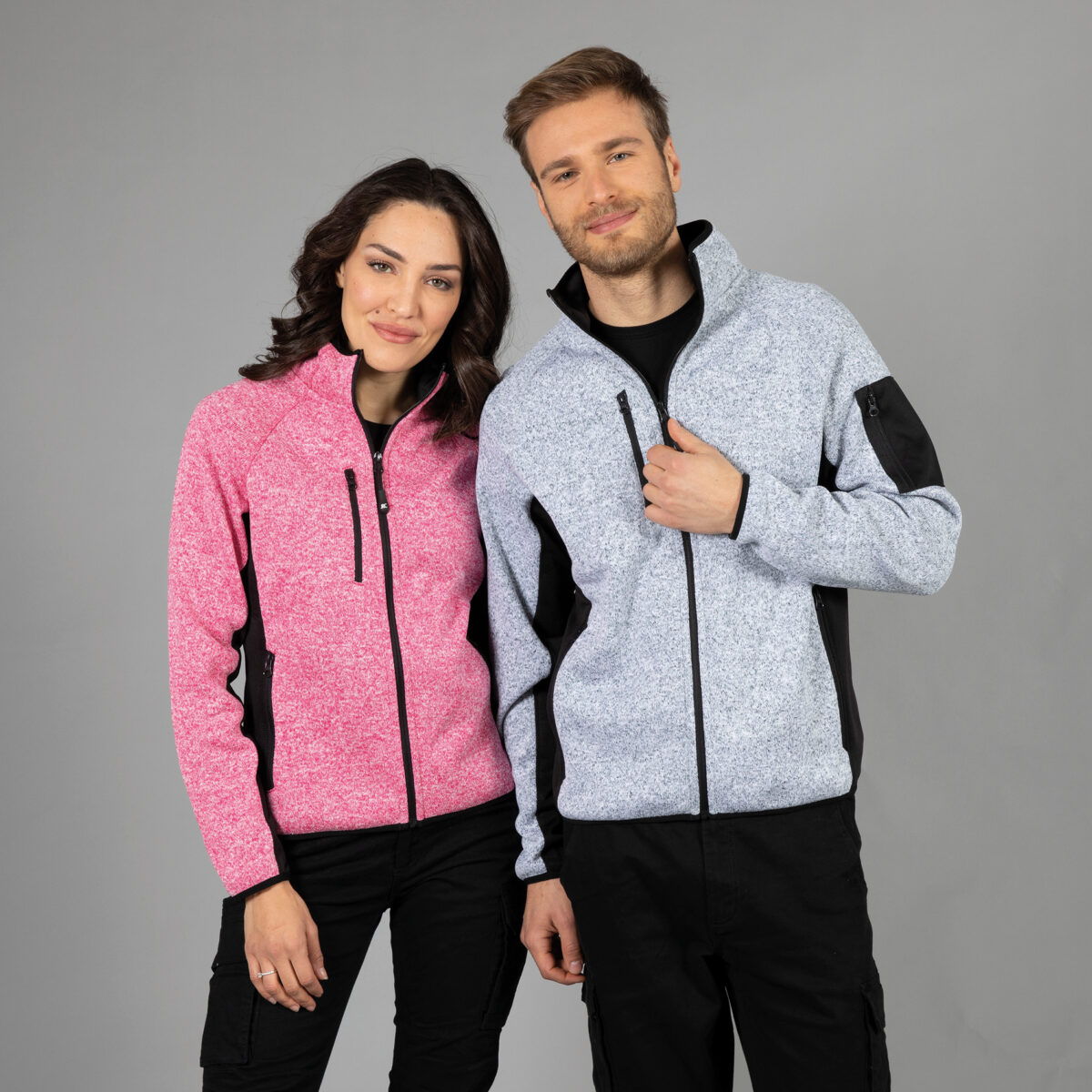 Knitted fleece monviso man