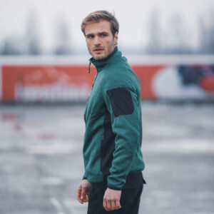 Knitted fleece monviso man