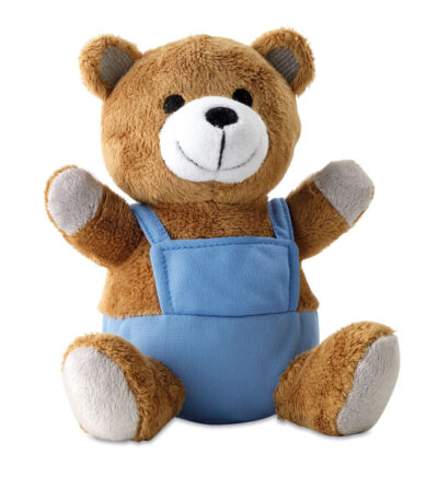 Peluche 'orsacchiotto' - Blu - taglia 16x14,5x12,5 cm
