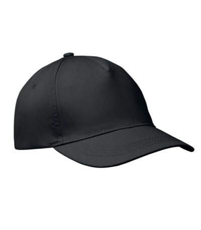 Cappellino 5 pannelli 160 gr - Nero - taglia 21x16.5x11cm