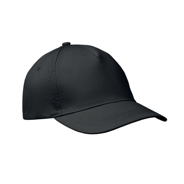 Cappellino 5 pannelli 160 gr - Nero - taglia 21x16.5x11cm