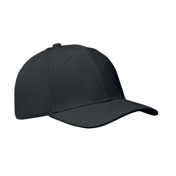 Cappellino 6 pannelli 260 gr - Nero - taglia 20.5x17x12cm