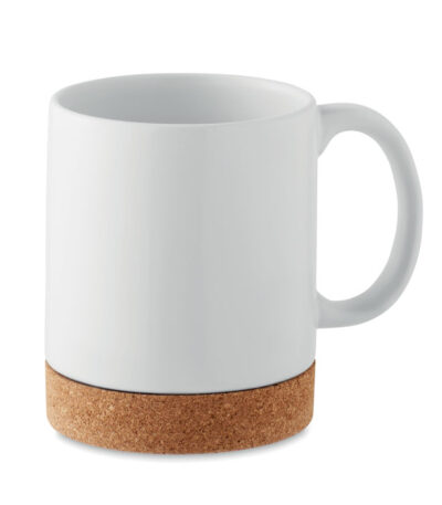 Tazza in ceramica e sughero