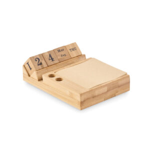 Calendario da tavolo in bamboo
