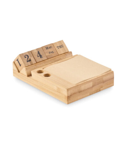 Calendario da tavolo in bamboo