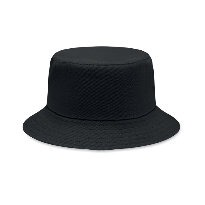 mo2261-03 Cappello in cotone 260 gr/m² - Nero - taglia Ø15x25x13cm