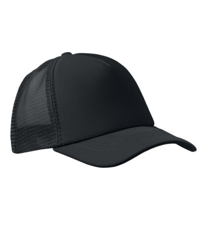Cappello trucker a 5 pannelli - Nero - taglia 22x17x11.5 cm