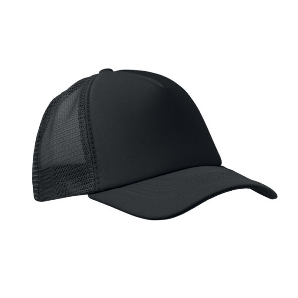 Cappello trucker a 5 pannelli - Nero - taglia 22x17x11.5 cm