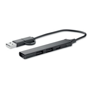 Hub usb a 4 porte 19 cm