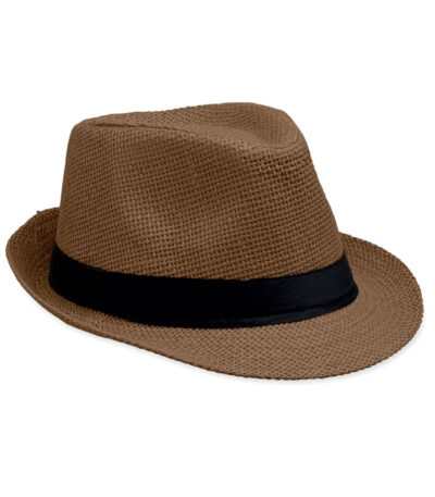 Cappello di paglia - Marrone - taglia Ø27x12cm